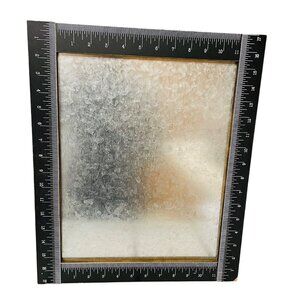 ArtMinds Symmetry Wall Decor Galvanized Metal Magnet Board MDF Frame 13"x16" 9